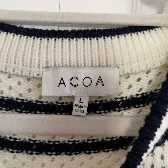 Vici Black and White Striped Tank Top - Picture 2 of 2